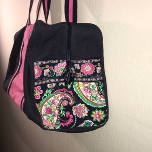 Vera Bradley large weekend travel duffle bag